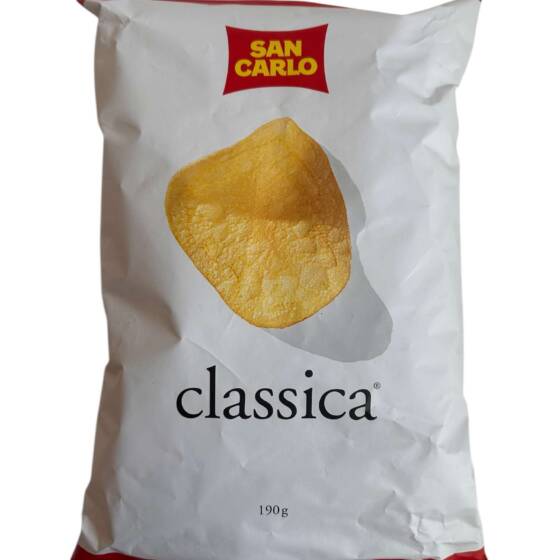 SAN CARLO Patatine Classica – Kartoffelchips Klassik 190 g